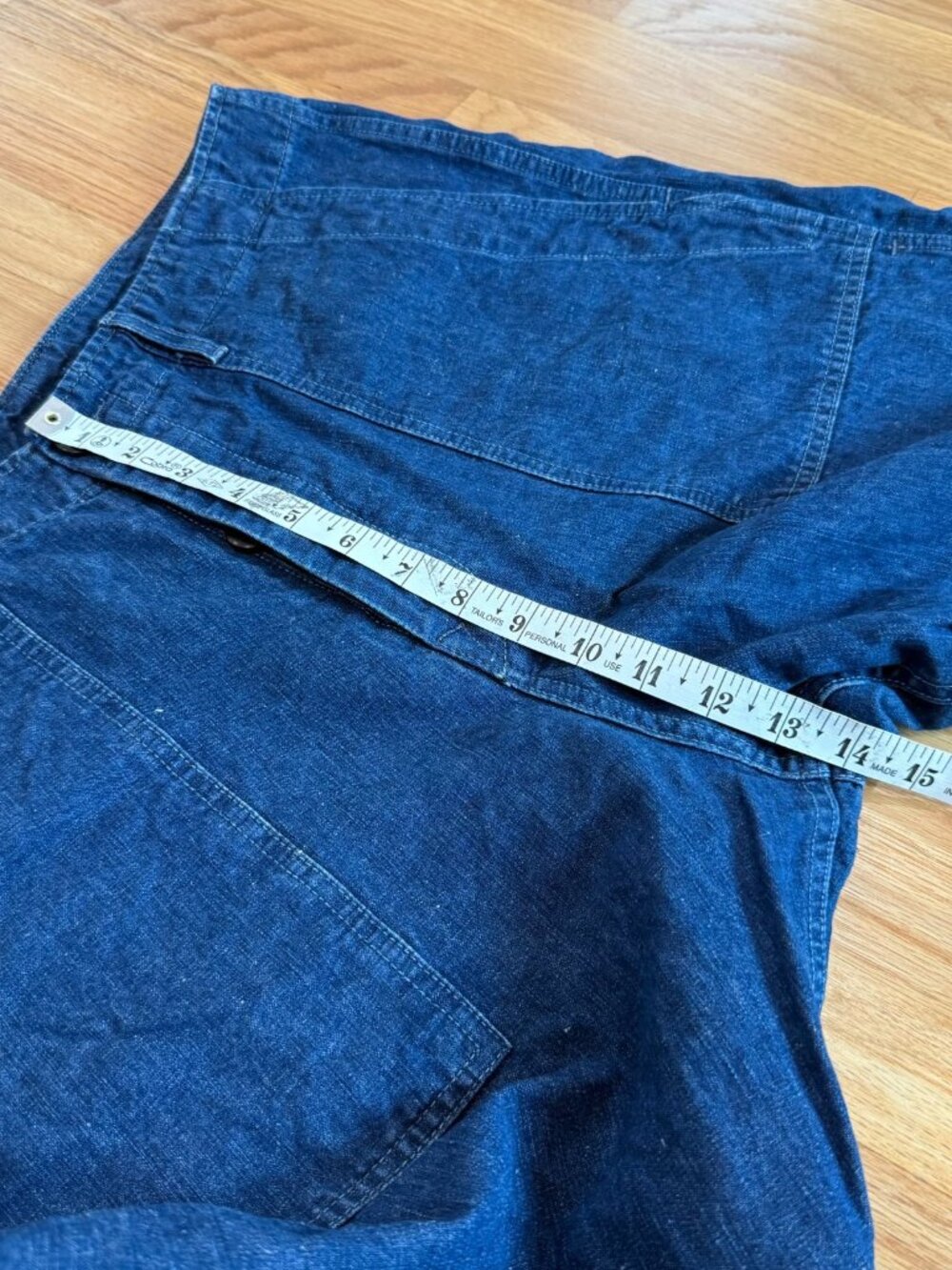 Imogene + Willie Linen & Cotton Blake Military Trouser Washed Indigo 36/31 - Picture 6 of 13
